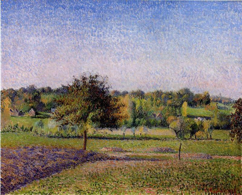 Camille Pissarro Meadows at Eragny - Canvas Print