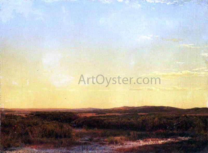 William Trost Richards Meadows, Atlantic City - Canvas Print
