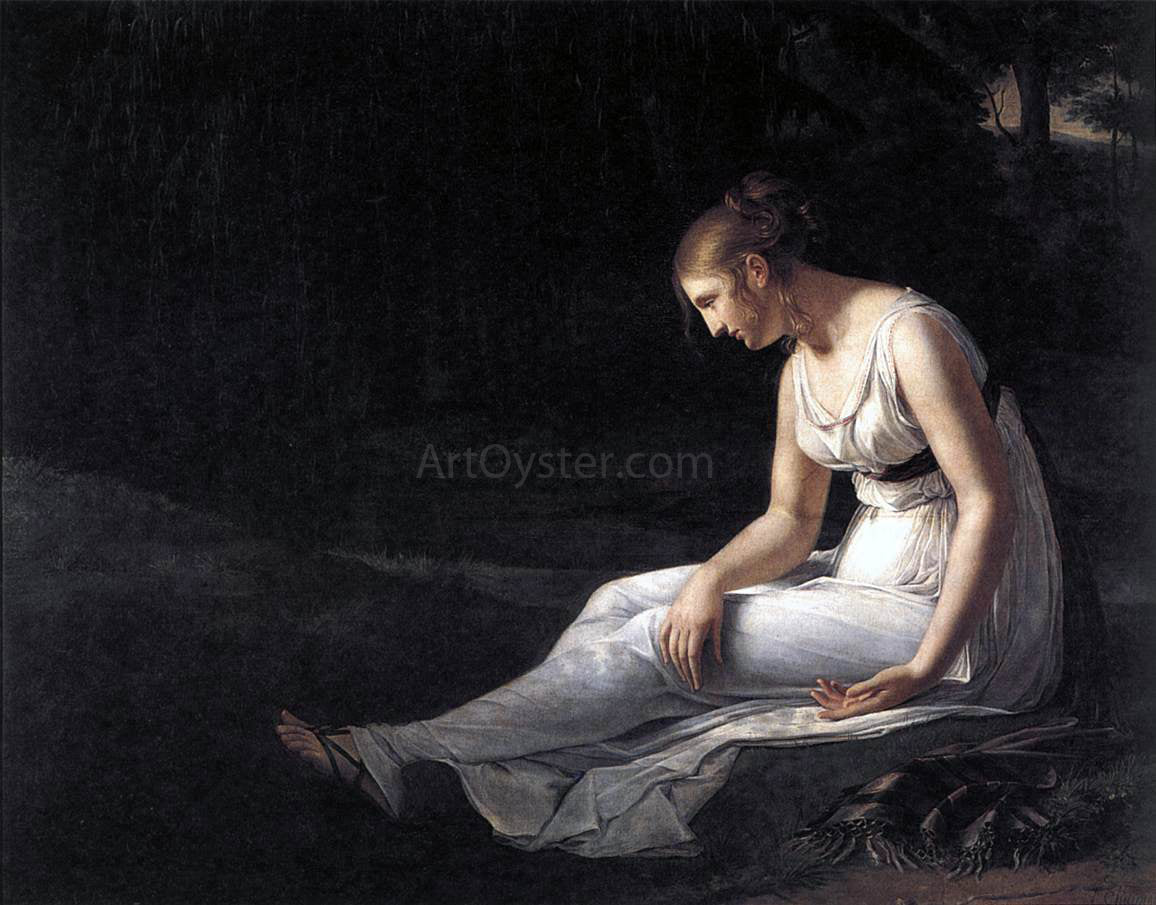 Constance Charpentier Melancholy - Canvas Print