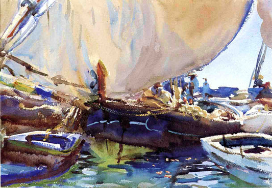 John Singer Sargent Melon Boats - Canvas Print