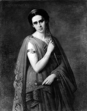 Giuseppe Fagnani Melpomene - Canvas Print