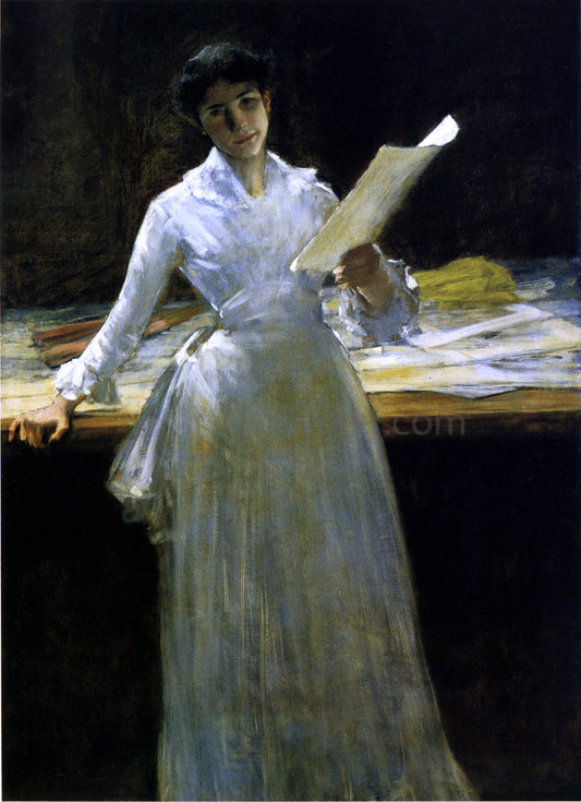 William Merritt Chase Memories - Canvas Print