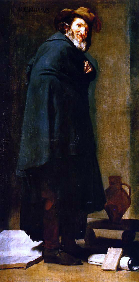 Diego Velazquez Menippus - Canvas Print