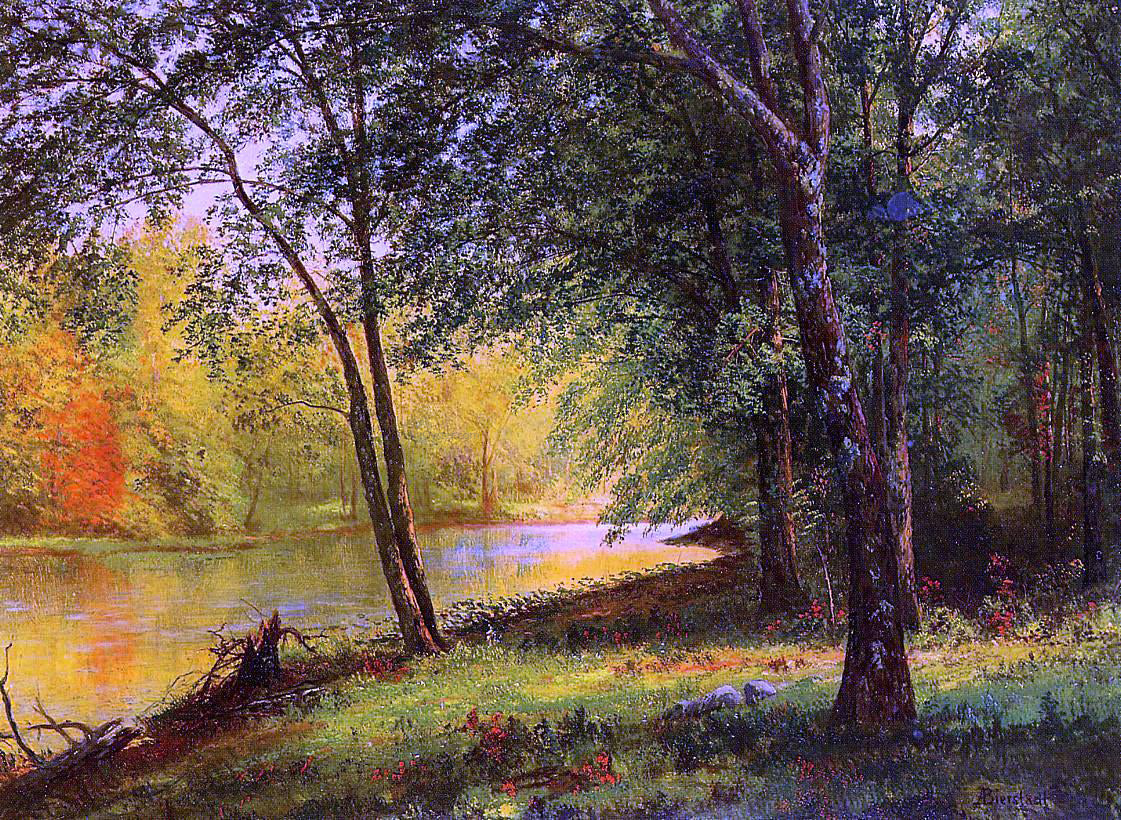 Albert Bierstadt Merced River, California - Canvas Print