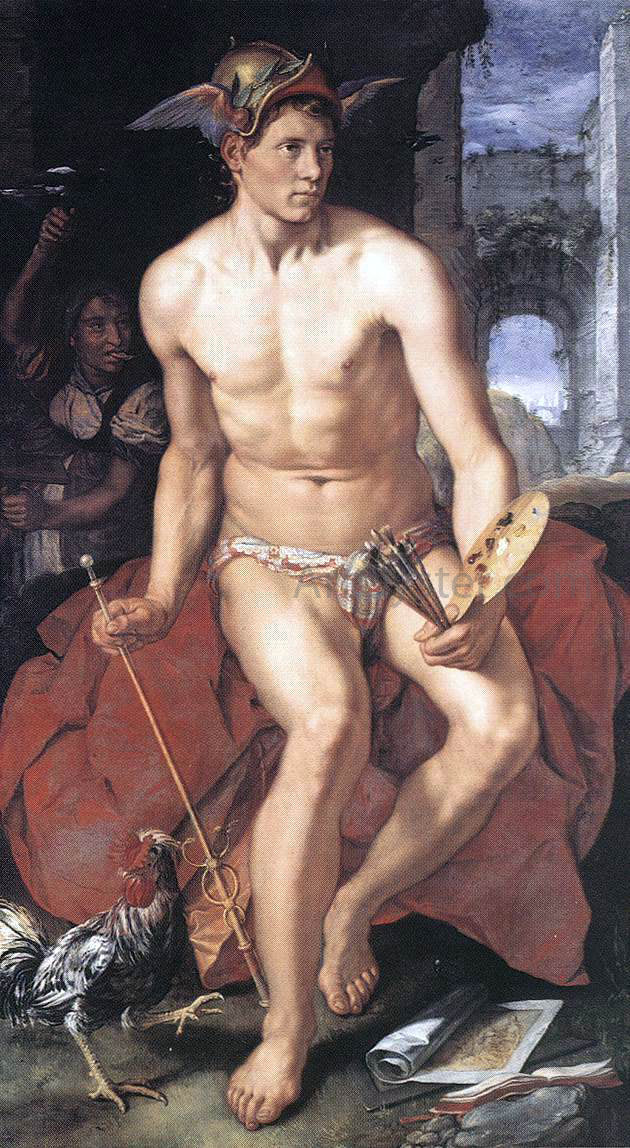 Hendrick Goltzius Mercury - Canvas Print