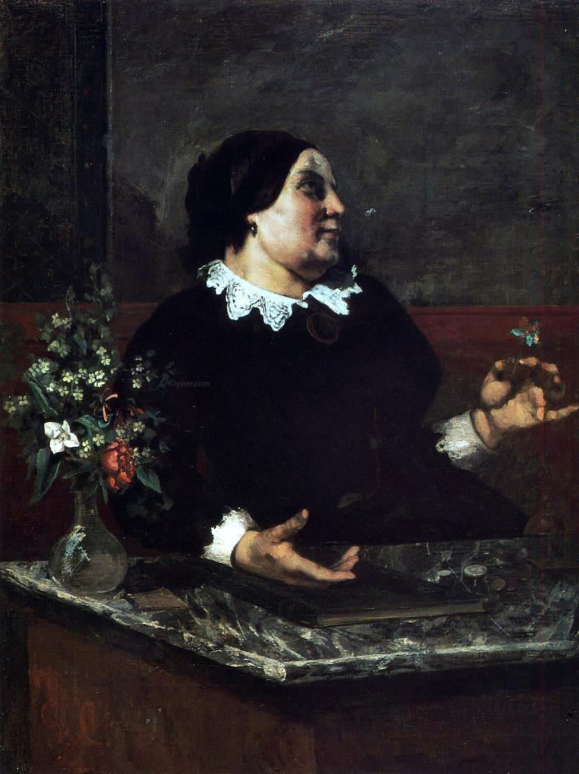 Gustave Courbet Mere Gregoire - Canvas Print