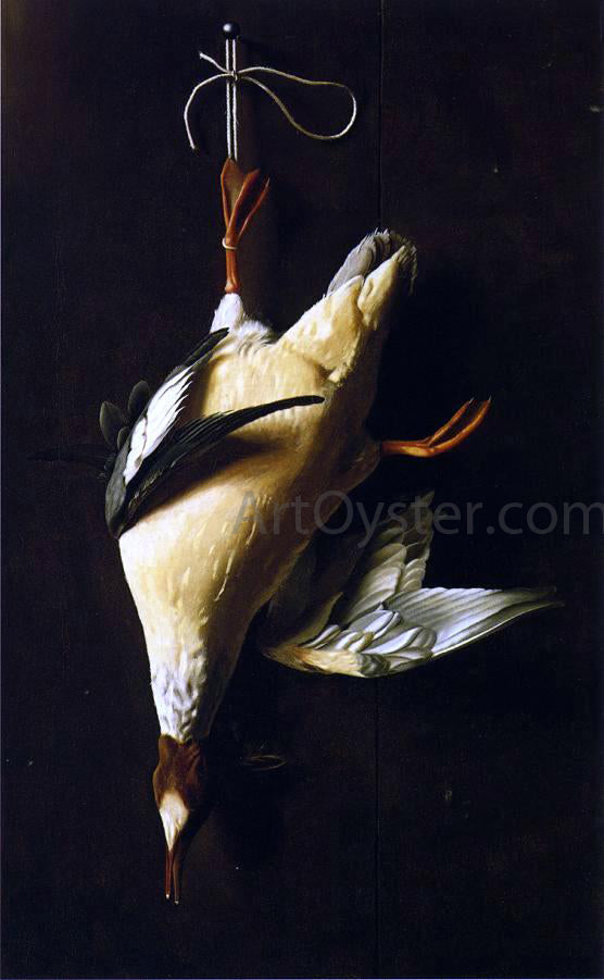 William Michael Harnett Merganser - Canvas Print