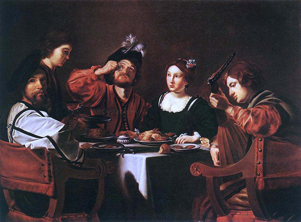 Nicolas Tournier Merry Company - Canvas Print