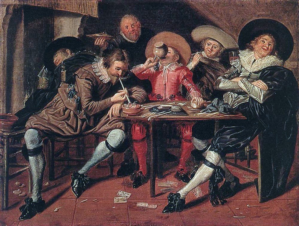 Dirck Hals Merry Party in a Tavern - Canvas Print