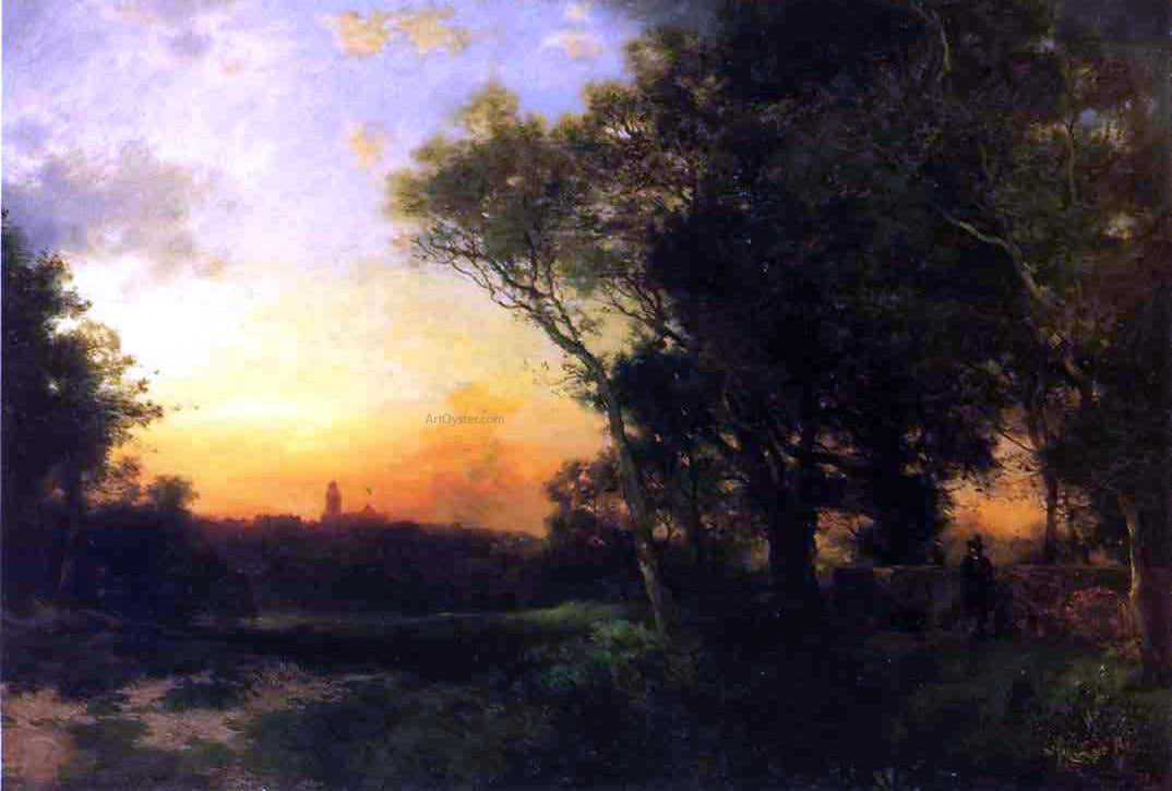 Thomas Moran Mexican Landscape near Cuernavaca - Canvas Print