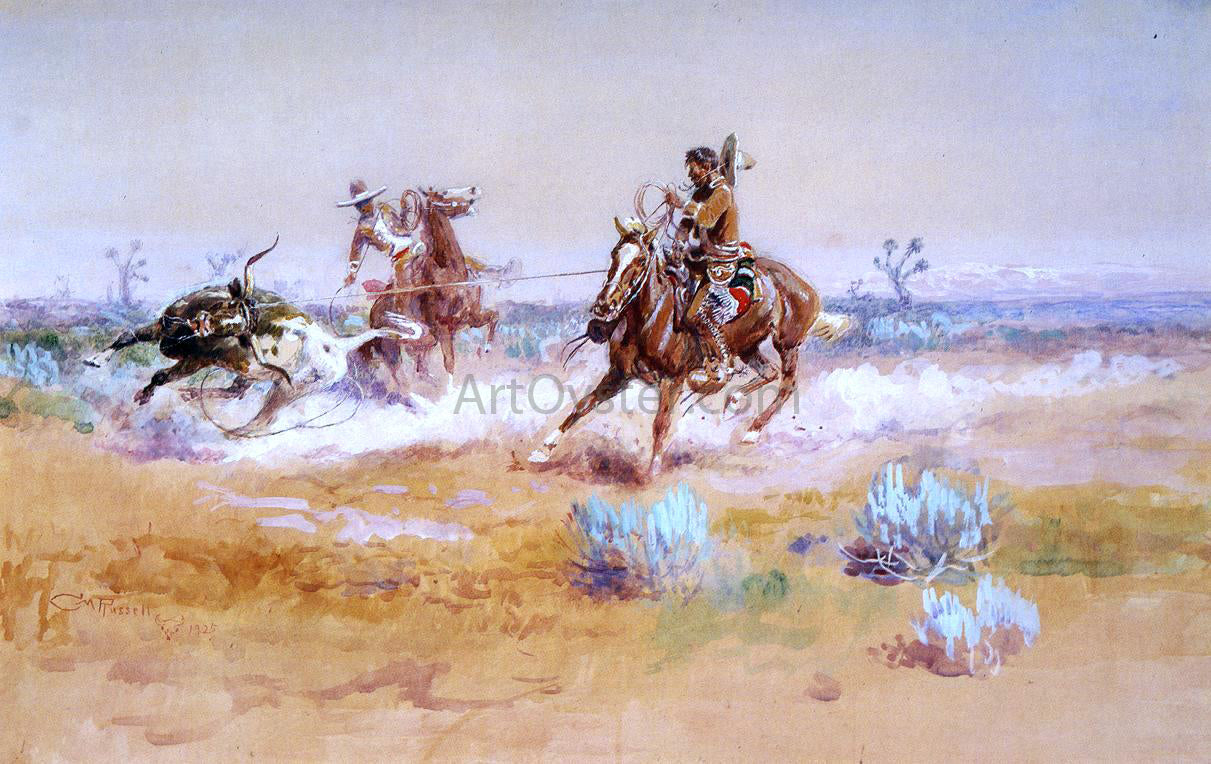Charles Marion Russell Mexico - Canvas Print