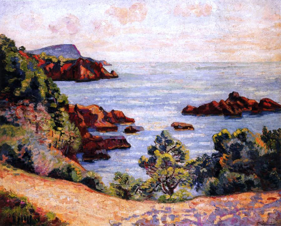 Armand Guillaumin Midday Landscape - Canvas Print