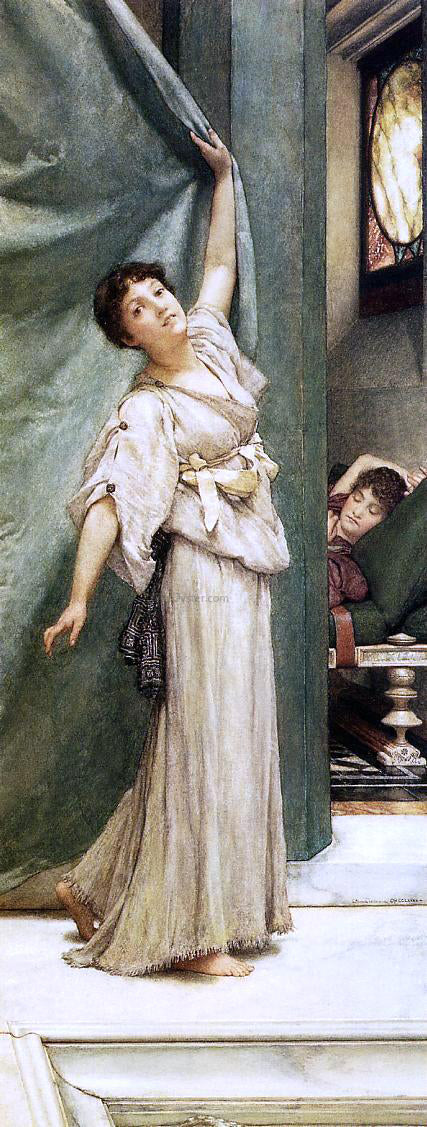 Sir Lawrence Alma-Tadema Midday Slumbers - Canvas Print