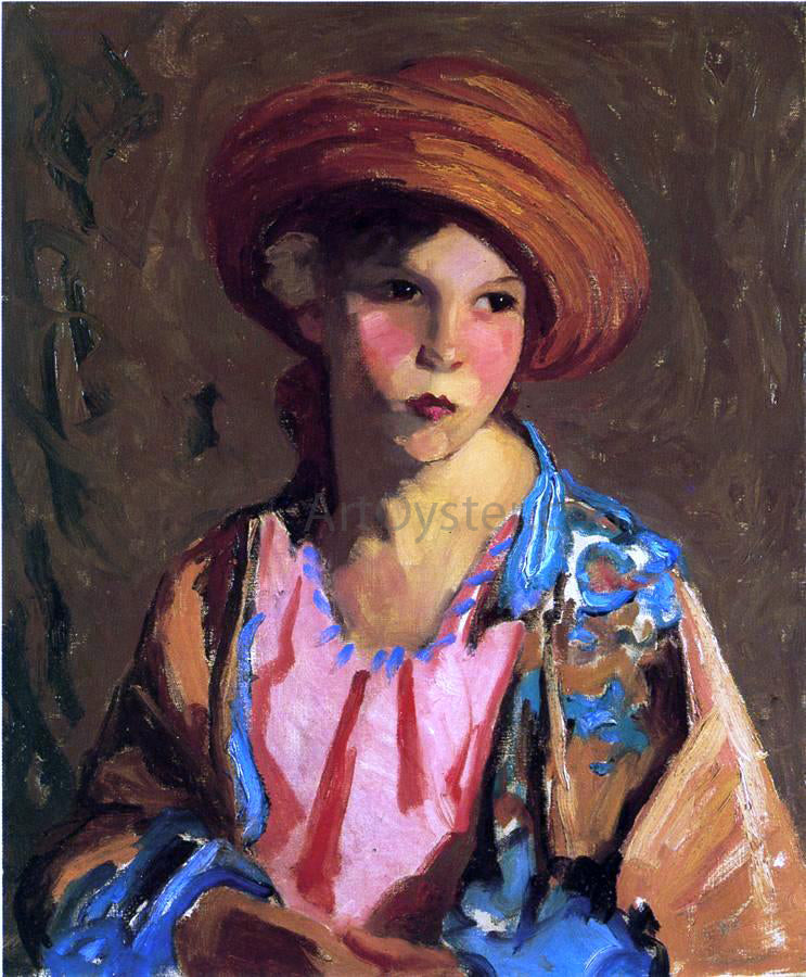 Robert Henri Mildred-O Hat - Canvas Print
