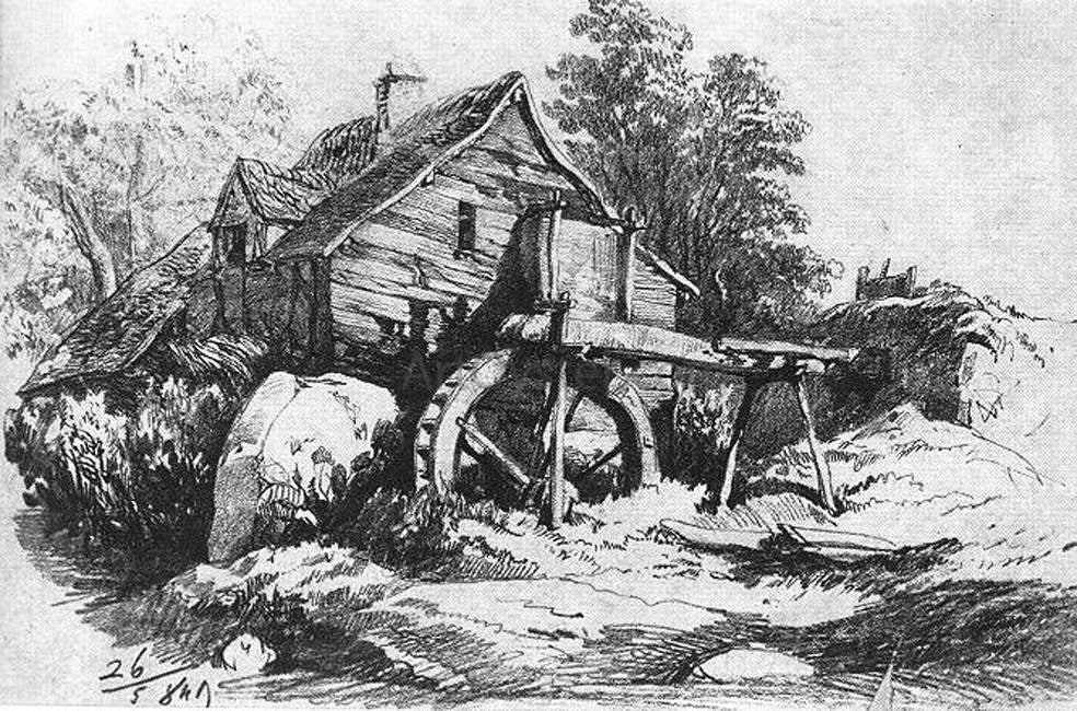 Sandor Brodszky Mill - Canvas Print