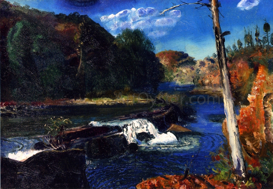 George Wesley Bellows Mill Dam - Canvas Print