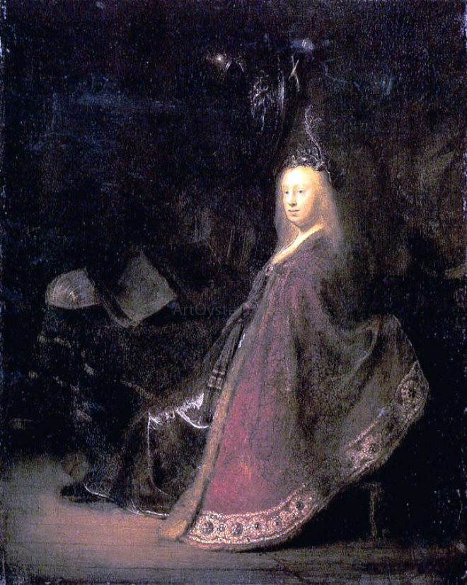 Rembrandt Van Rijn Minerva - Canvas Print