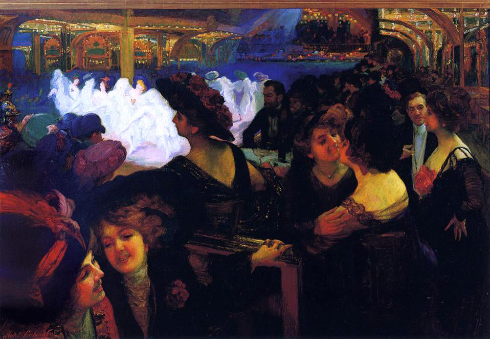 Michel Richard-Putz Minuit au Bal Tabarin, Paris - Canvas Print