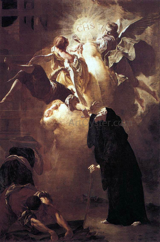 Francesco Cappella Miracle of San Francesco da Paola - Canvas Print