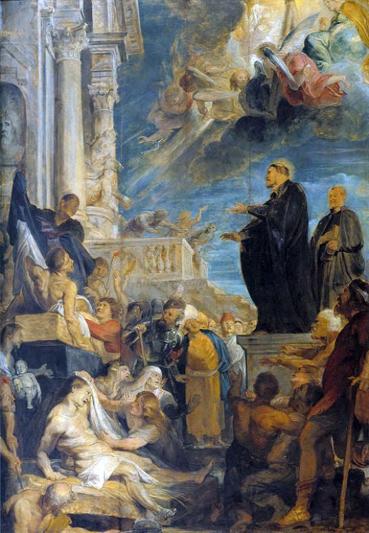Peter Paul Rubens Miracle of St Francis - Canvas Print