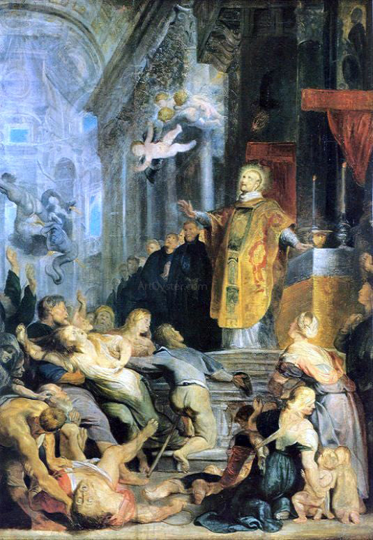 Peter Paul Rubens Miracle of St Ignatius of Loyola - Canvas Print