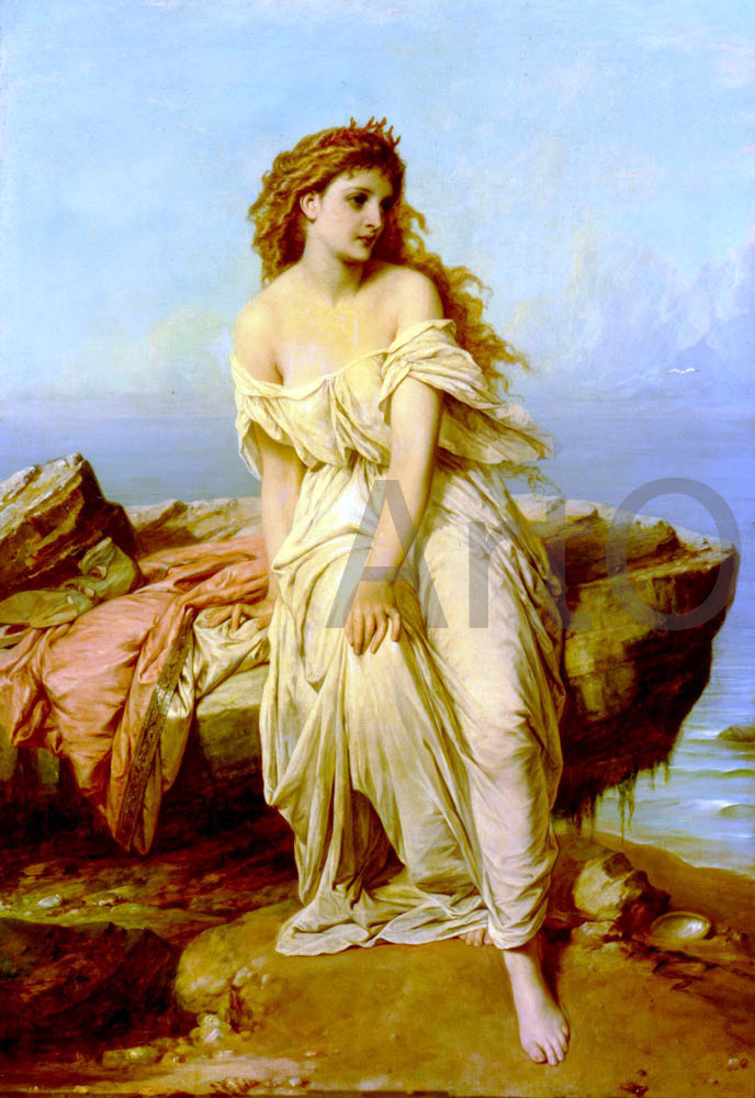 Thomas Francis Dicksee Miranda - Canvas Print