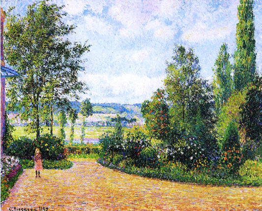 Camille Pissarro Mirbeau's Garden, the Terrace - Canvas Print