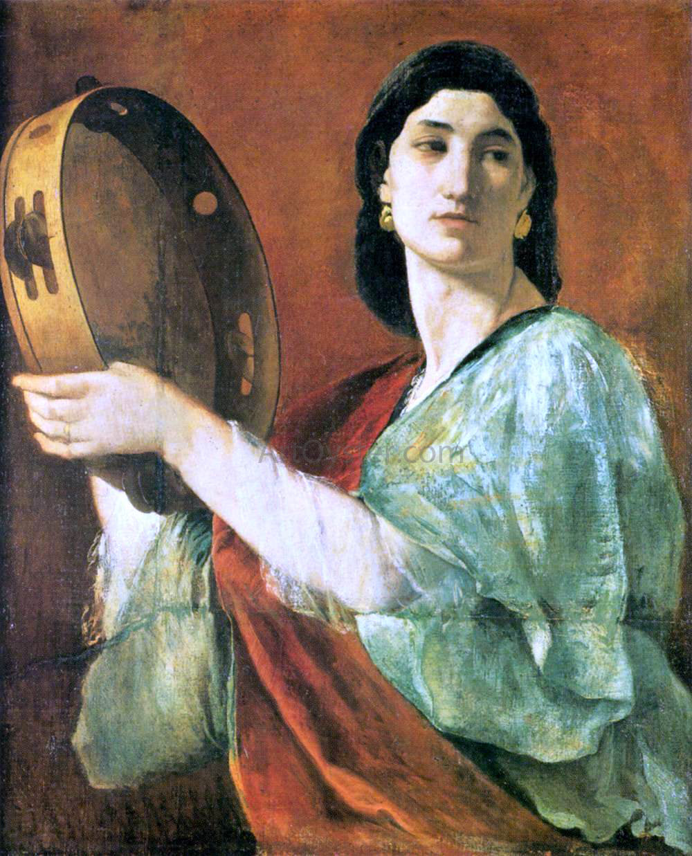 Anselm Friedrich Feuerbach Miriam - Canvas Print
