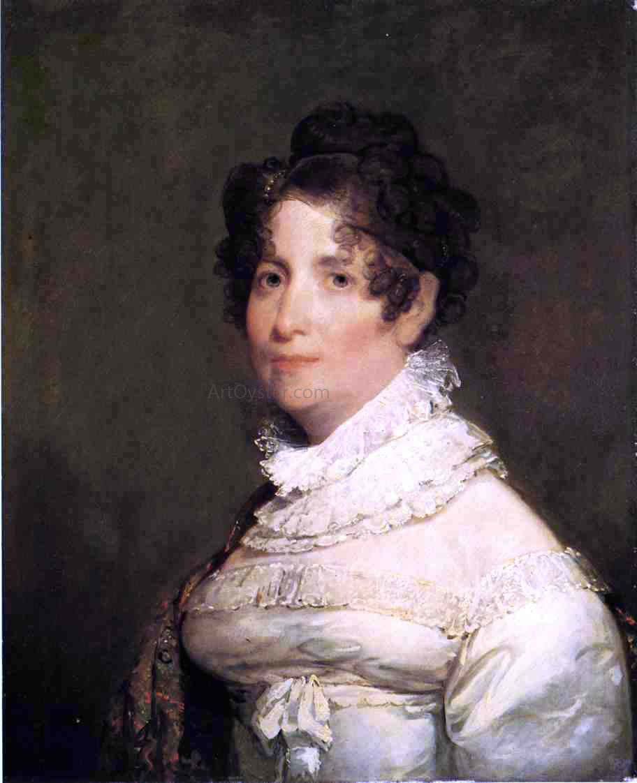 Gilbert Stuart Miss Clementina Beach - Canvas Print