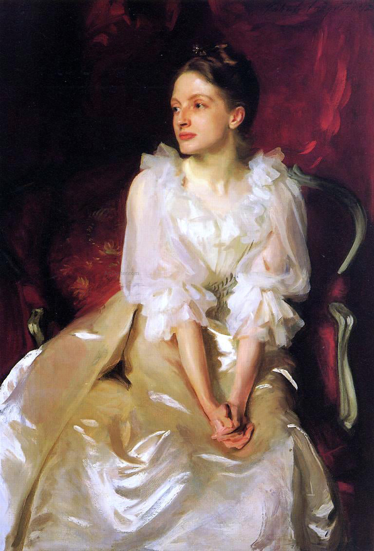 John Singer Sargent Miss Helen Dunham - Canvas Print
