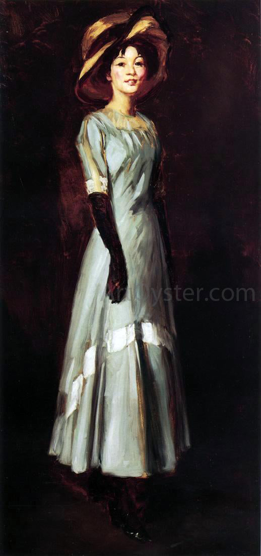 Robert Henri Miss Kaji Waki - Canvas Print