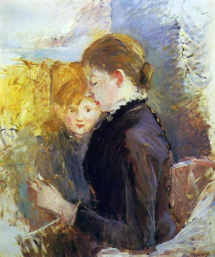 Berthe Morisot Miss Reynolds - Canvas Print