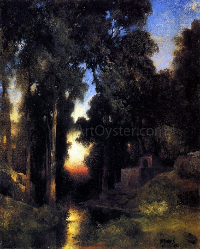 Thomas Moran Mission in Old Mexico - Canvas Print