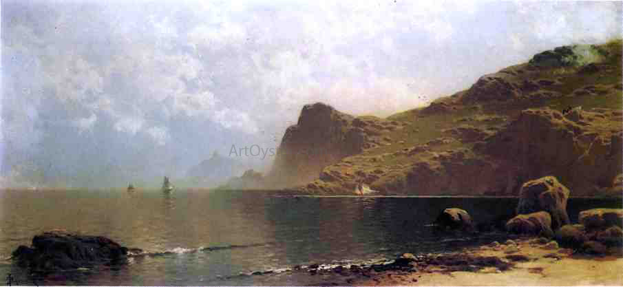 Alfred Thompson Bricher Mist Rising off the Coast - Canvas Print