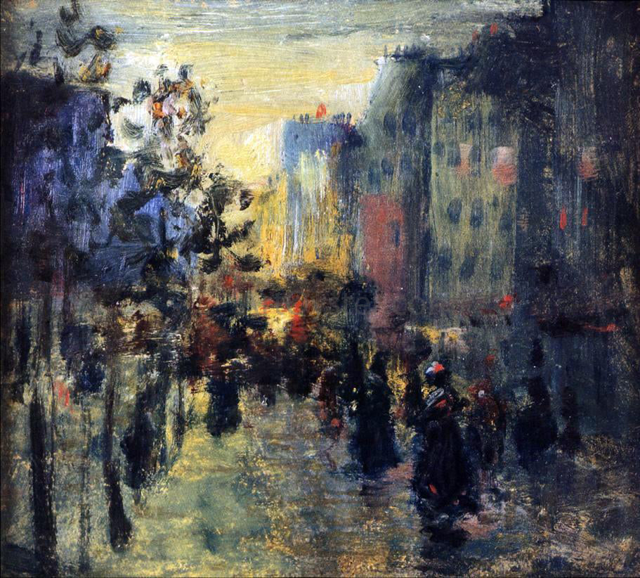 Robert Henri Misty Effect, Paris - Canvas Print