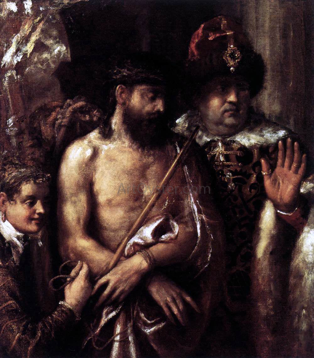 Titian Mocking of Christ - Canvas Print