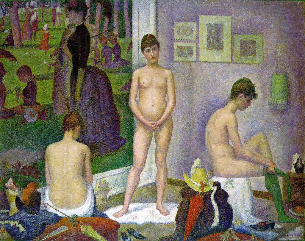 Georges Seurat Models - Canvas Print