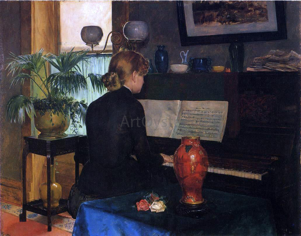 Charles Frederic Ulrich Moment Musicale - Canvas Print