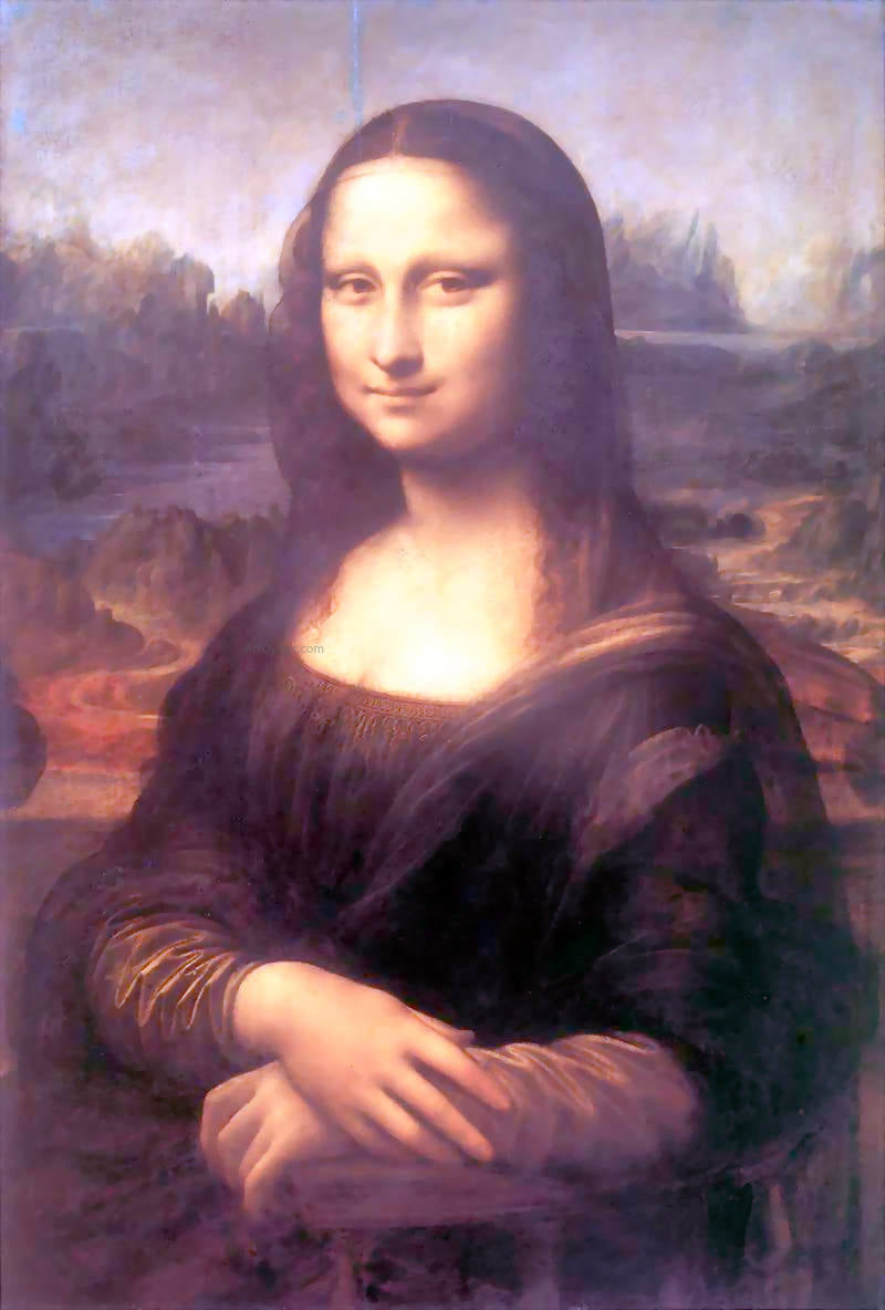 Leonardo Da Vinci Mona Lisa (also known as La Gioconda) - Canvas Print