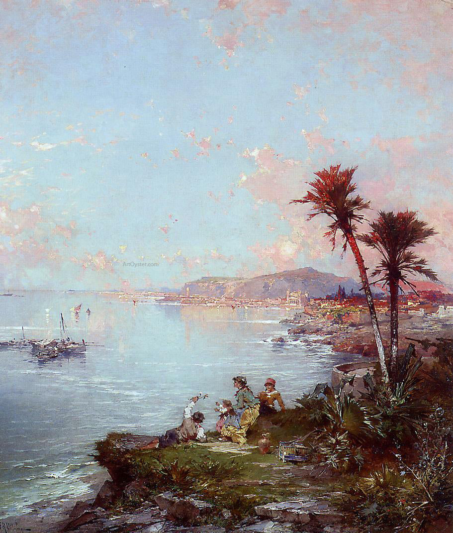 Franz Richard Unterberger Monaco - Canvas Print