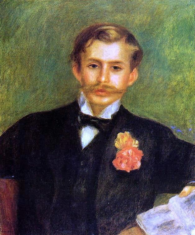 Pierre Auguste Renoir Monsieur Germain - Canvas Print