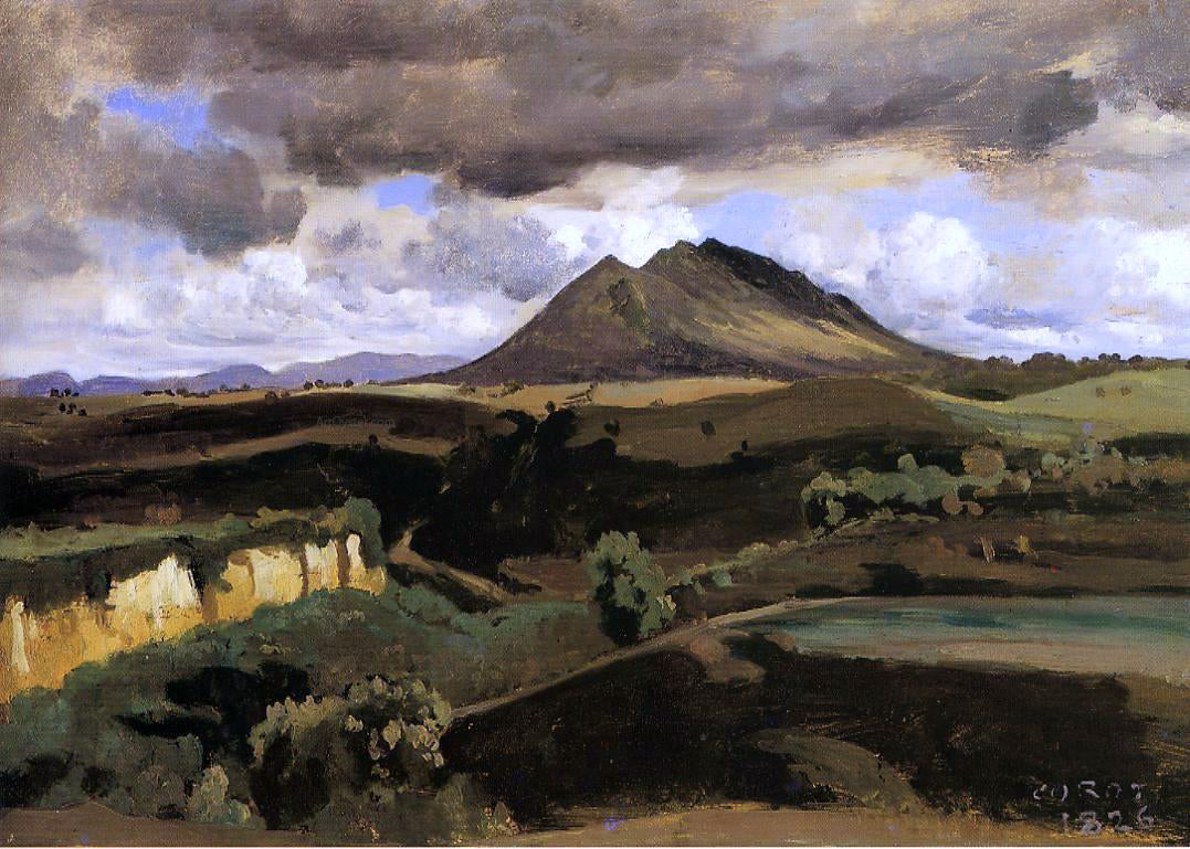 Jean-Baptiste-Camille Corot Mont Soracte - Canvas Print