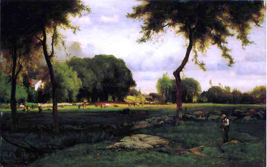 George Inness Montclair Evening - Canvas Print