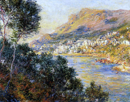 Claude Oscar Monet Monte Carlo Seen from Roquebrune - Canvas Print