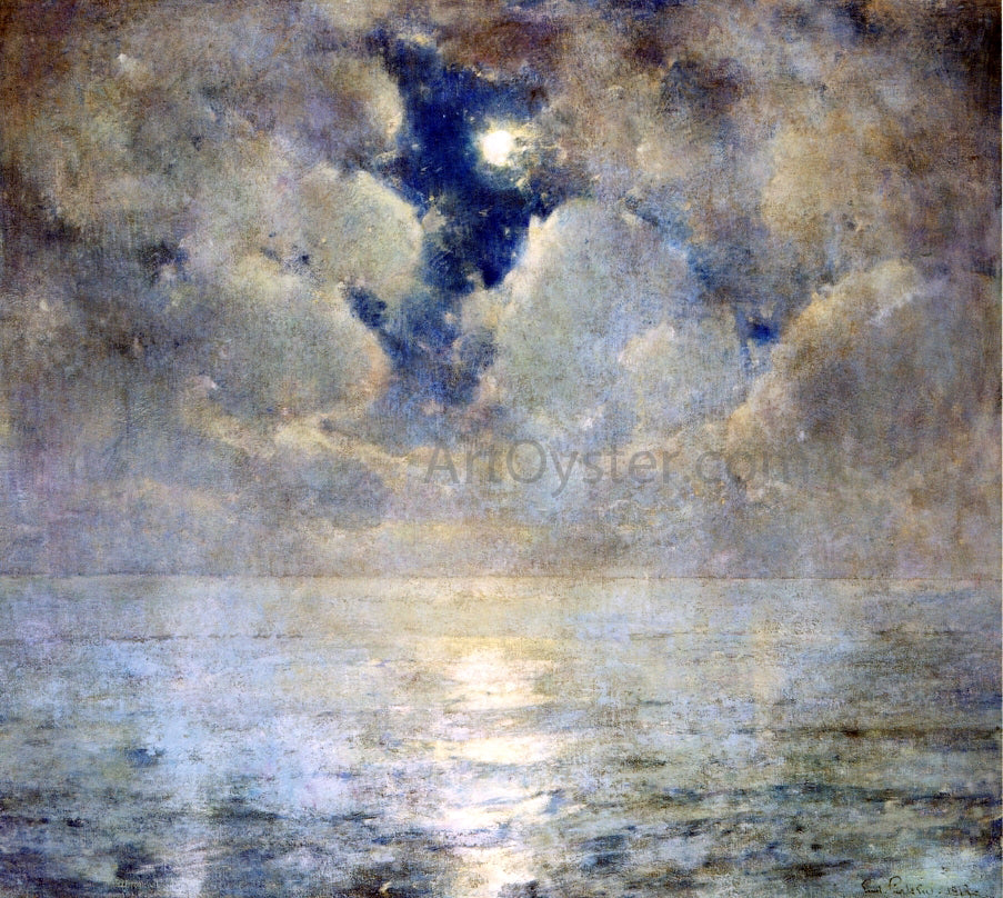 Emil Carlsen Moonlight Scene - Canvas Print