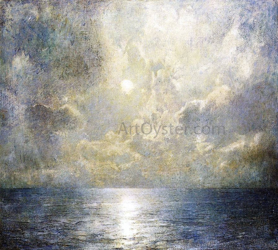 Emil Carlsen Moonlilt Seascape - Canvas Print