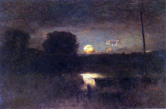 George Inness Moonrise - Canvas Print