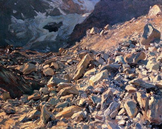John Singer Sargent Moraine - Canvas Print