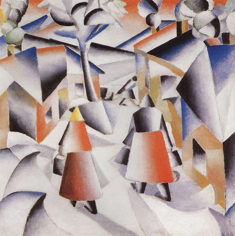 Kazimir Malevich Morning After Snowstorm - Canvas Print