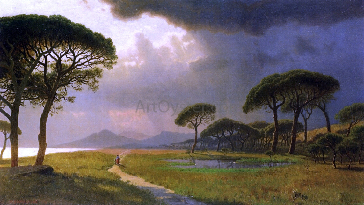 William Stanley Haseltine Morning Light, Roman Campagna - Canvas Print
